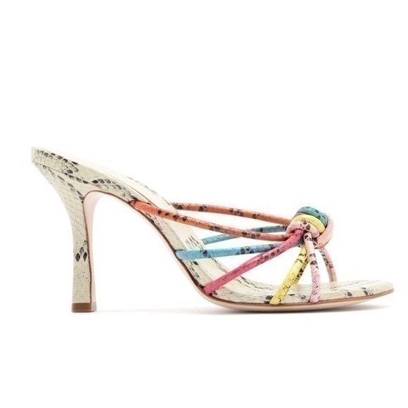 SCHUTZ Rina snake effect leather Sandals - Picture 10 of 10